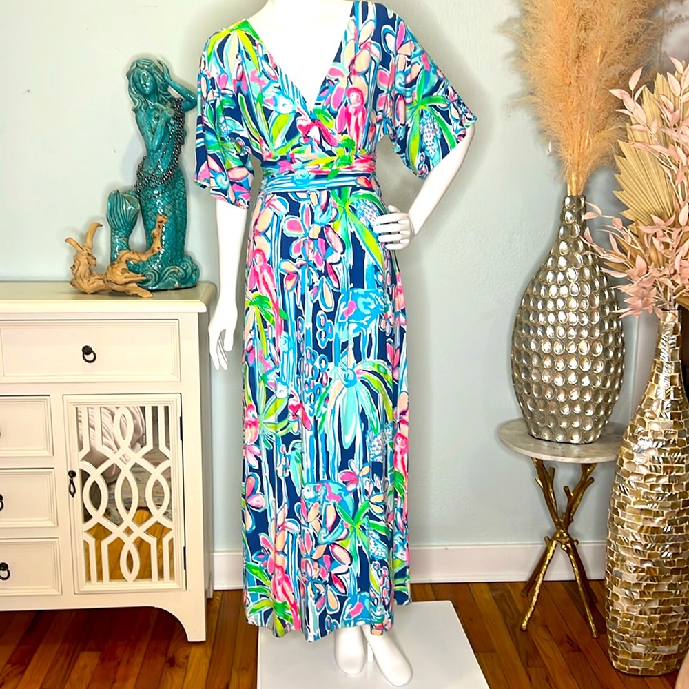 COPY - Lilly Pulitzer Parigi Maxi in Pop Up Jungle Hoppin size xs